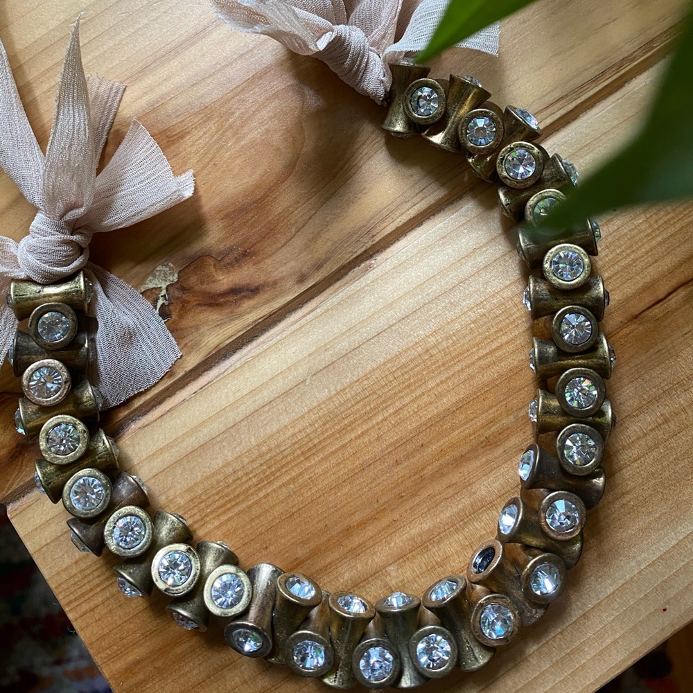 J. Crew statement gem necklace